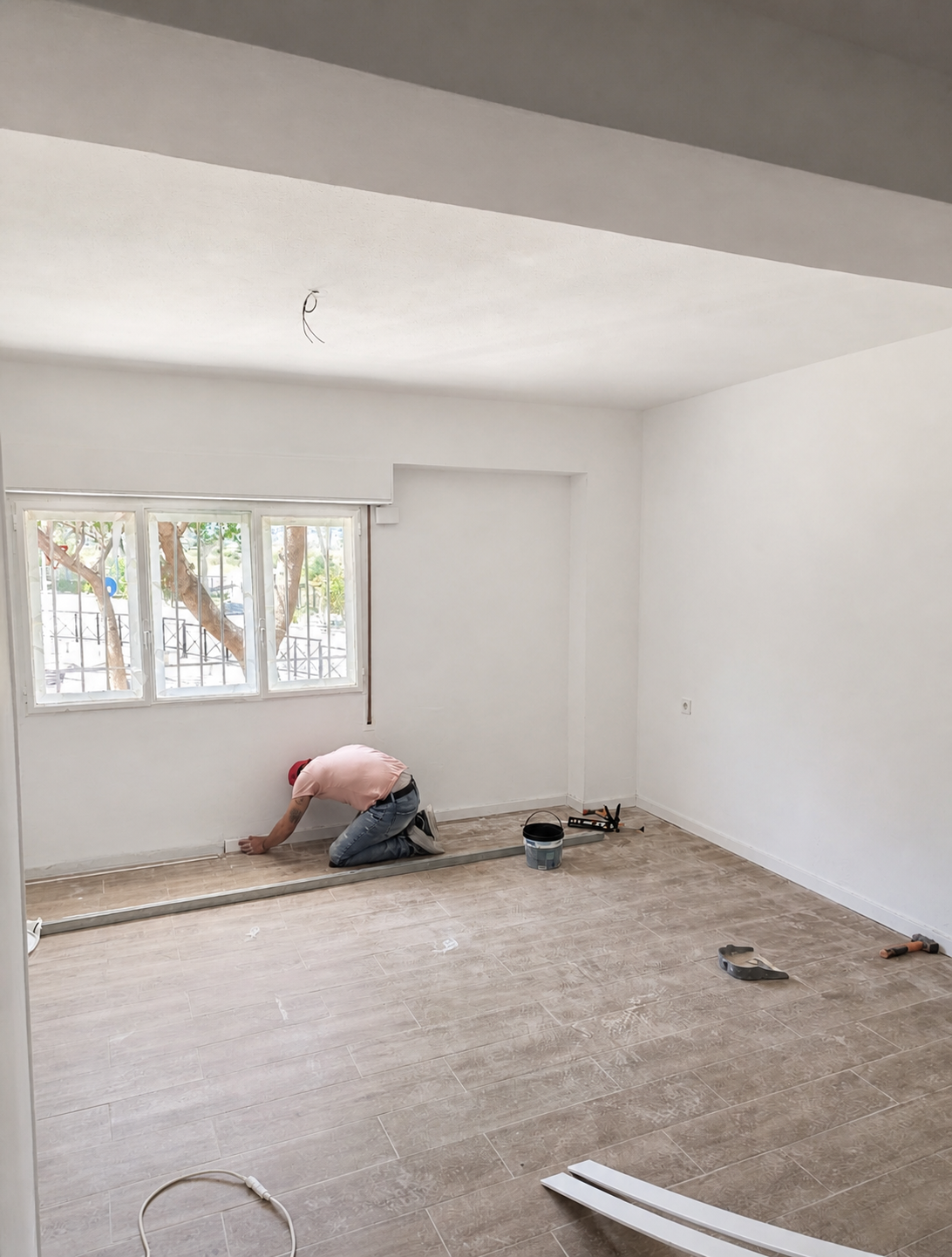 Instalación suelo porcelánico vivienda Sagunto
