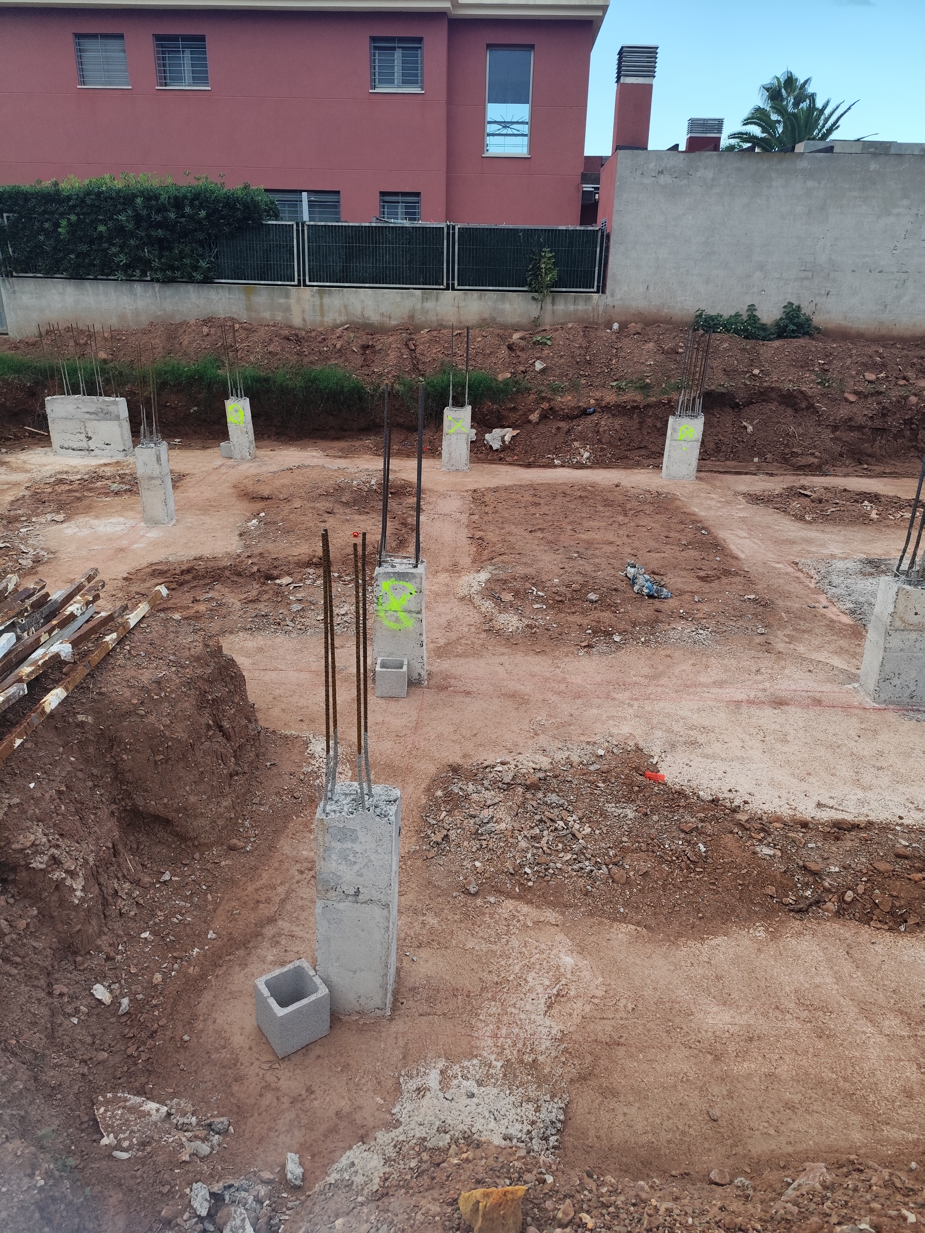 Obra nueva cimentación estructura Valencia